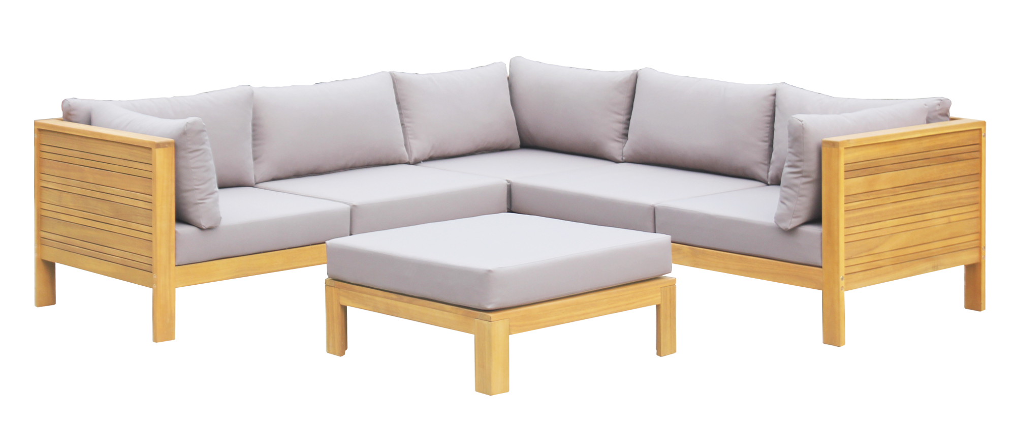 Big Corner Sofa Set with Stool / Table