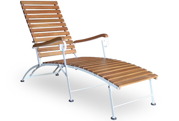 Sunlounger with Metal Frame
