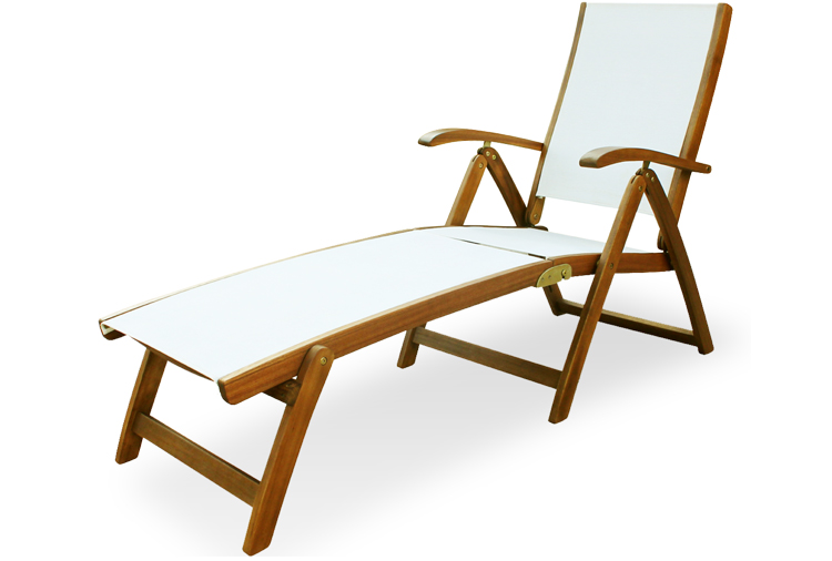 Sunlounger with Taiwan textilen