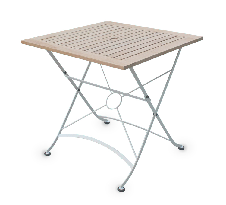 Flexible Square Table with Metal Frame